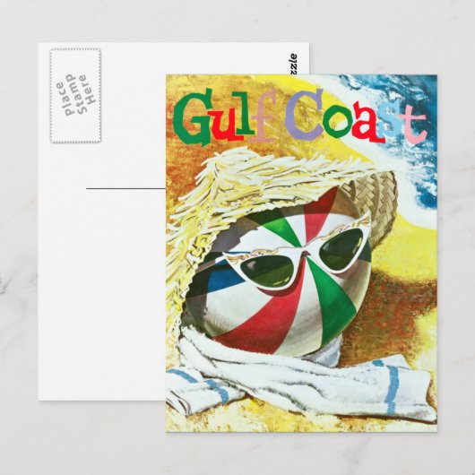  Golfkuststrand Briefkaart (Voorkant / Achterkant)