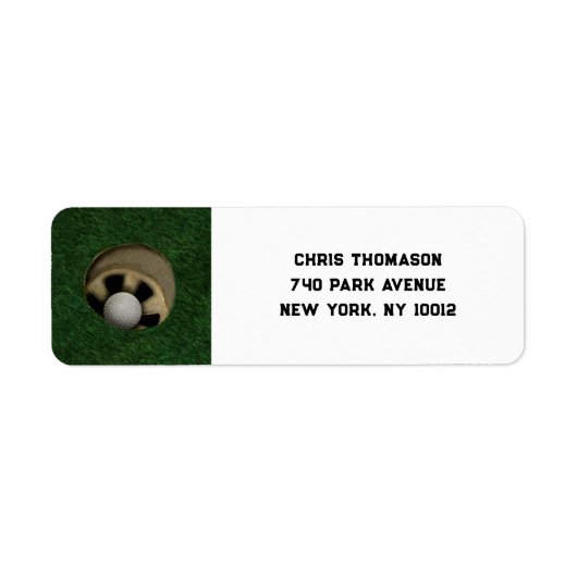 Golflabel Etiket (Voorkant)