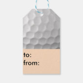 Golfland schilderij cadeau label cadeaulabel (Achterkant)