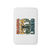 Golflegende Opa Papa Badmat (Voorkant Verticaal)