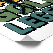 Golflegende Opa Papa Poster (Hoek)