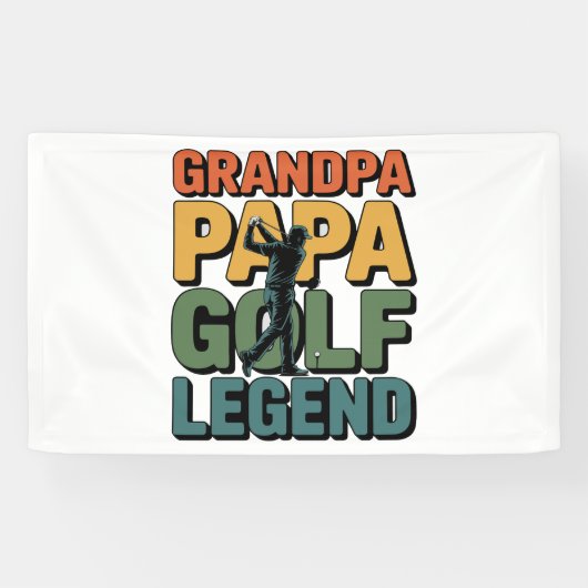 Golflegende Opa Papa Spandoek (Horizontaal)