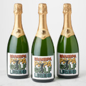 Golflegende Opa Papa Sparkling Wijnetiket (Flessen)