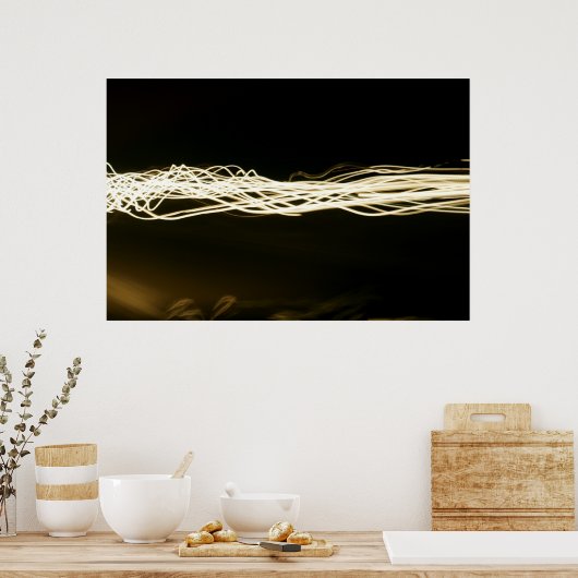 golflengte poster (Keuken)