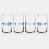 Golflengte Retro geïnspireerd Blikvorm Glas (Rechts)