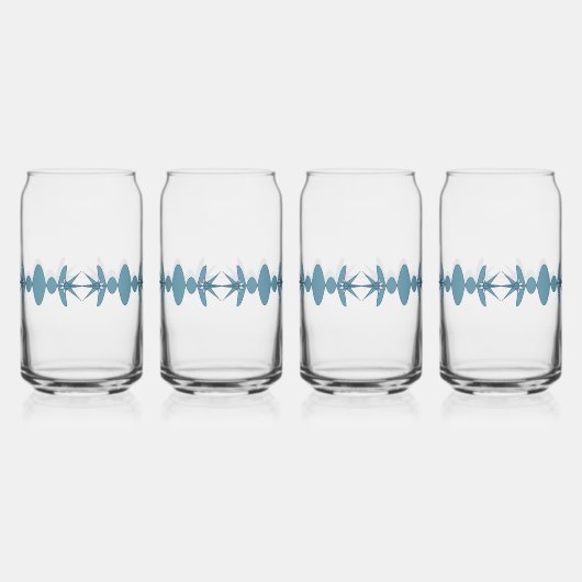 Golflengte Retro geïnspireerd Blikvorm Glas (Rechts)