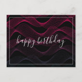 golflengtelijnen briefkaart (Voorkant)