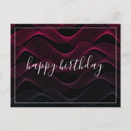 golflengtelijnen briefkaart