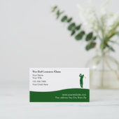 Golflessen Afspraak Visitekaartjes (Staand voorkant)
