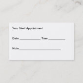 Golflessen Afspraak Visitekaartjes (Achterkant)