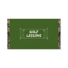 Golflessen Leraar Instructeur Coach Camouflage