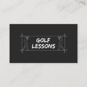 Golflessen Leraar Instructeur Coach Instructie Visitekaartje (Voorkant)