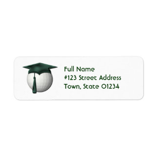 Golflessen Retouradres Mailing Label