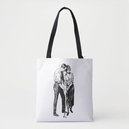  golflessen tote bag (Voorkant)