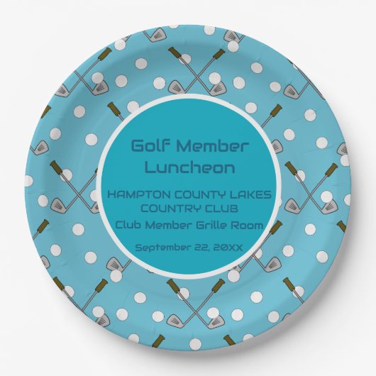 Golflid Custom Party Paper Bord (Voorkant)