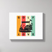 golfliefhebber canvas afdruk (Voorkant)