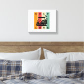 golfliefhebber canvas afdruk (Insitu (Slaapkamer))