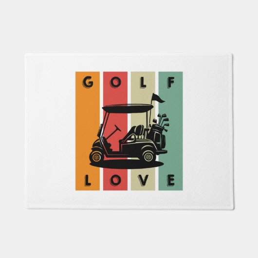 golfliefhebber deurmat (Voorkant)