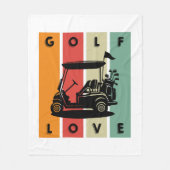 golfliefhebber fleece deken (Voorkant)