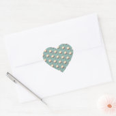 Golfliefhebber () hart sticker (Envelop)