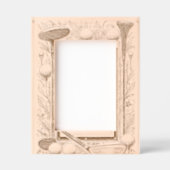 Golfliefhebber hout gegraveerde lijstjes (Voorkant)