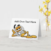 Golfliefhebber Kaart-All Occasion-Voeg eigen tekst Kaart (Gele Bloem)