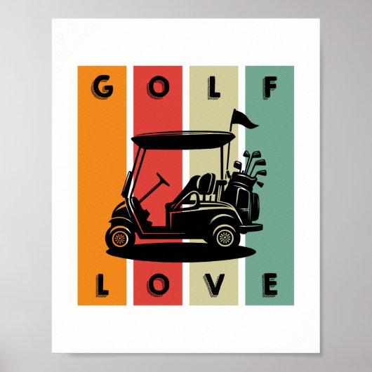 golfliefhebber poster (Voorkant)