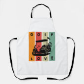 golfliefhebber schort (Voorkant)