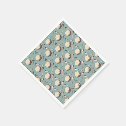 Golfliefhebber () servet (Hoek)