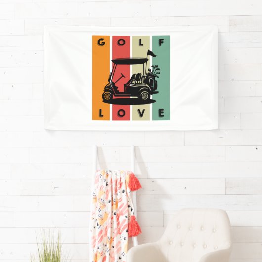 golfliefhebber spandoek (Insitu)