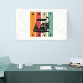 golfliefhebber spandoek (Beurs)