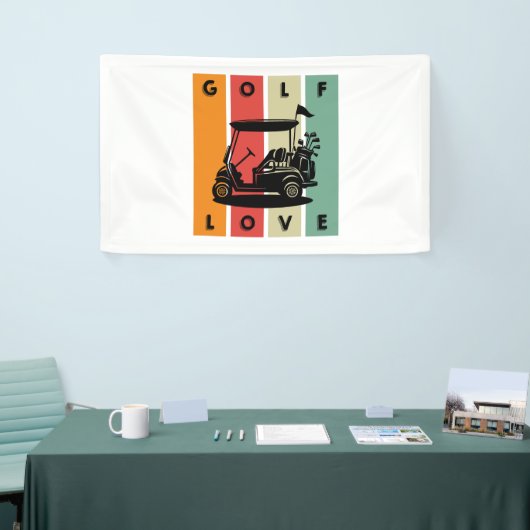 golfliefhebber spandoek (Beurs)