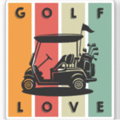 golfliefhebber sticker (Voorkant)