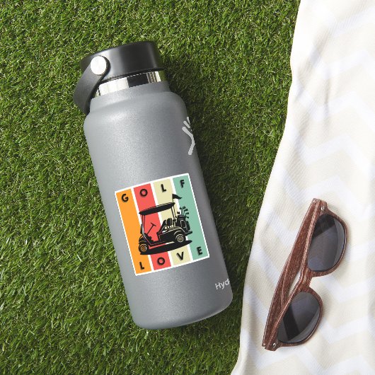 golfliefhebber sticker (HydroFlask Insitu)