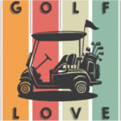 golfliefhebber sticker (Voorkant)