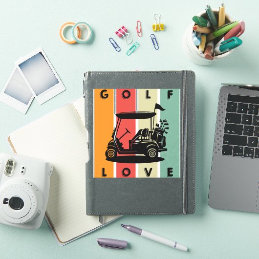 golfliefhebber sticker (iPad Cover)