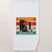 golfliefhebber strandlaken (Voorkant)