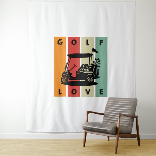 golfliefhebber wandkleed (In situ)