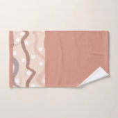 Golflijn Bruine Lijn Bad Handdoek (Handdoek)