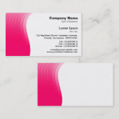 Golflijn - Neonrood Visitekaartje (Voorkant / Achterkant)