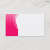 Golflijn - Neonrood Visitekaartje (Achterkant)