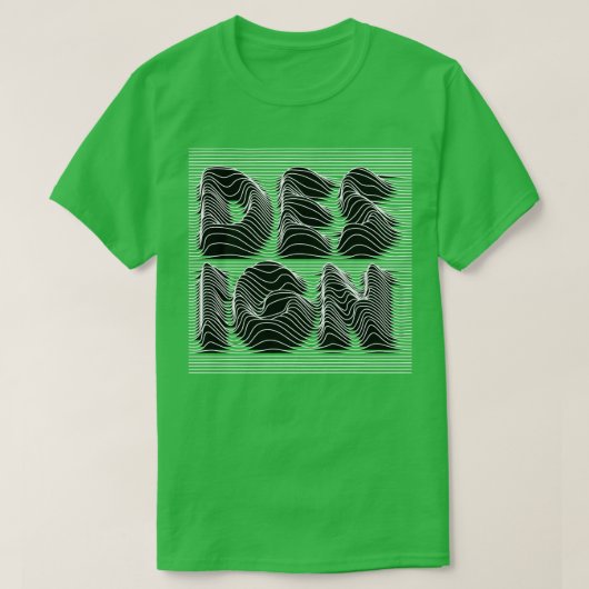 golflijnontwerp t-shirt (Design voorkant)