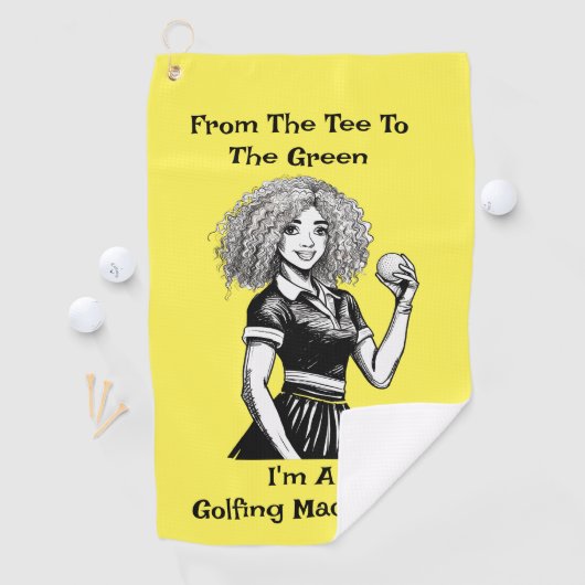 Golfmachine Vrouwen Golf Handdoek (Insitu)