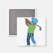 golfman magneet (Voorkant / Achterkant)