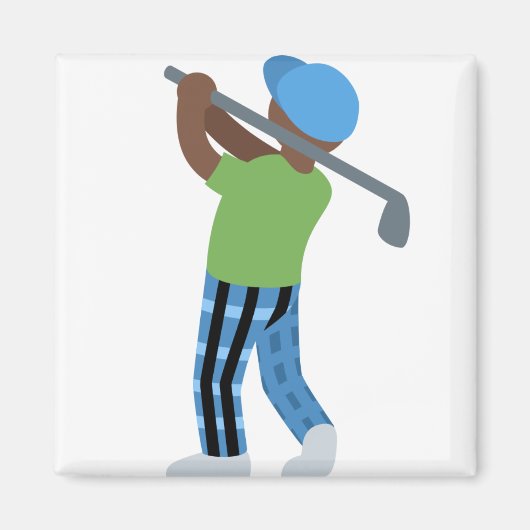 golfman magneet (Voorkant)