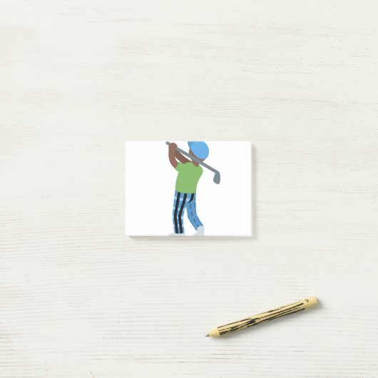 golfman post-it® notes (Op bureau)