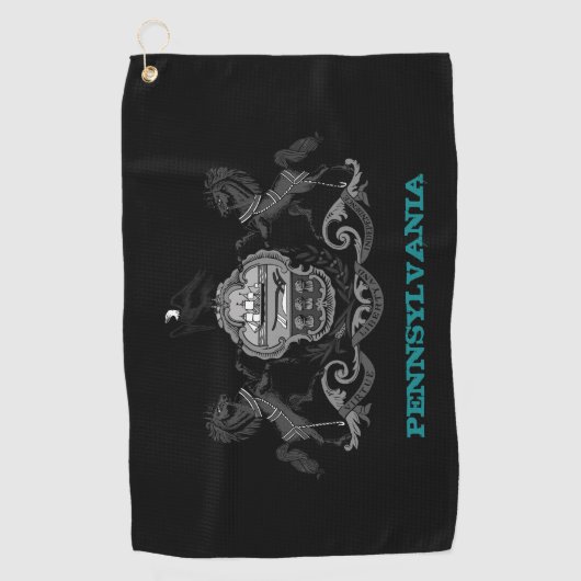 Golfmantel Pennsylvania Golfhanddoek (Voorkant)