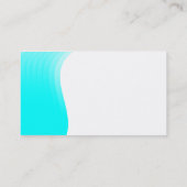 Golfmarge - Cyaan Visitekaartje (Achterkant)