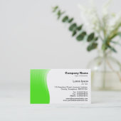 Golfmarge - groen visitekaartje (Staand voorkant)