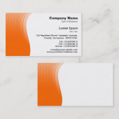 Golfmarge - Oranje Visitekaartje (Voorkant / Achterkant)